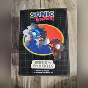 Sonic the Hedgehog vs Knuckles Ornaments
